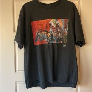Vintage t shirt with William rabbit painting “yeah we’re bad”